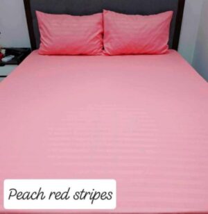 PEACH RED STRIPES